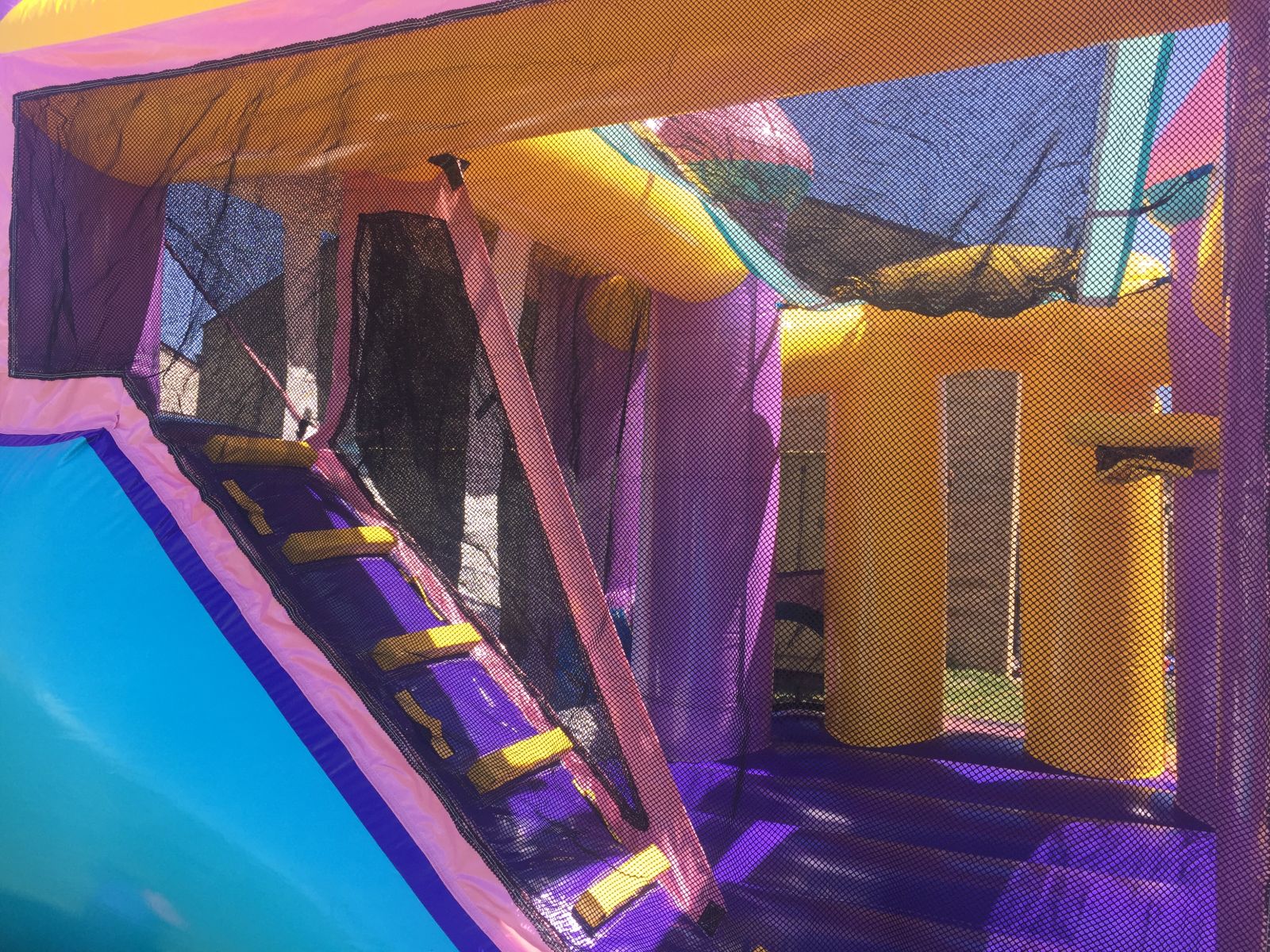 Jacksonville Girls Sparkling Dazzling Castle Theme Bounce & Slide Combo